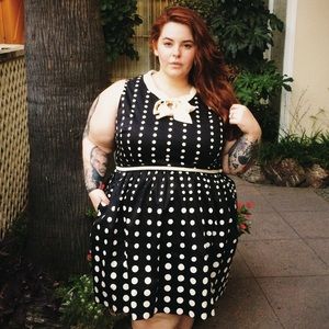 Modcloth Bea and Dot Polka Dot Dress 1X